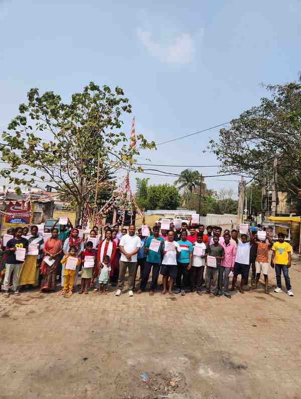 केंद्रीय सरना समिति की बैठक रांची पहाड़ी टोला अखाड़ा