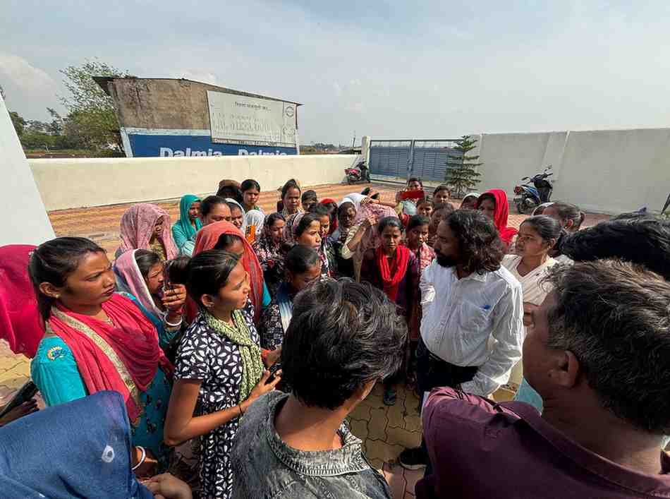 Ranchi Ormanjhi Worker Protest News