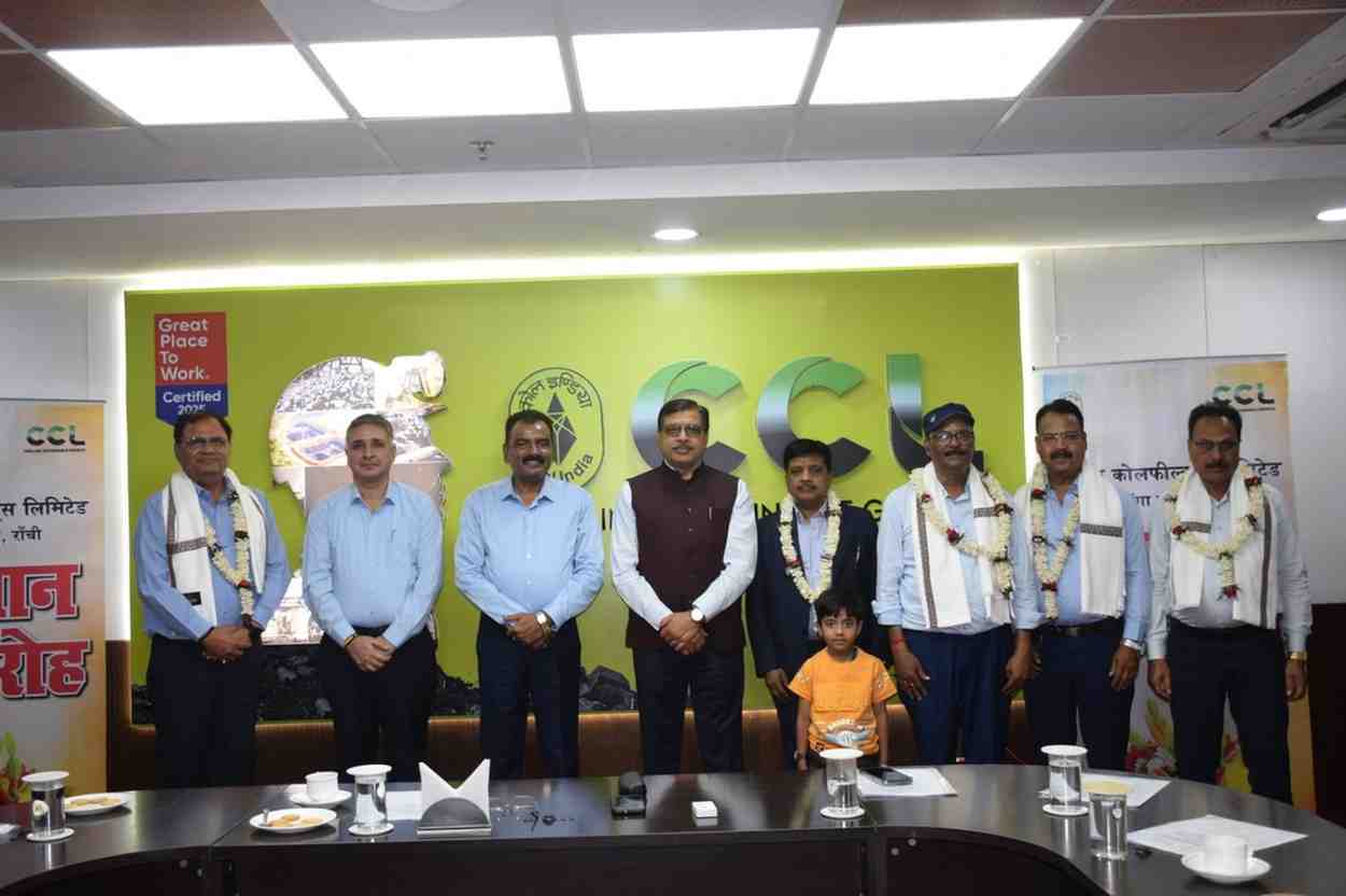 सेंट्रल कोलफील्ड्स लिमिटेड (CCL) मुख्यालय राँची में सेवानिवृत्त कर्मियों का सम्मान समारोह 2026